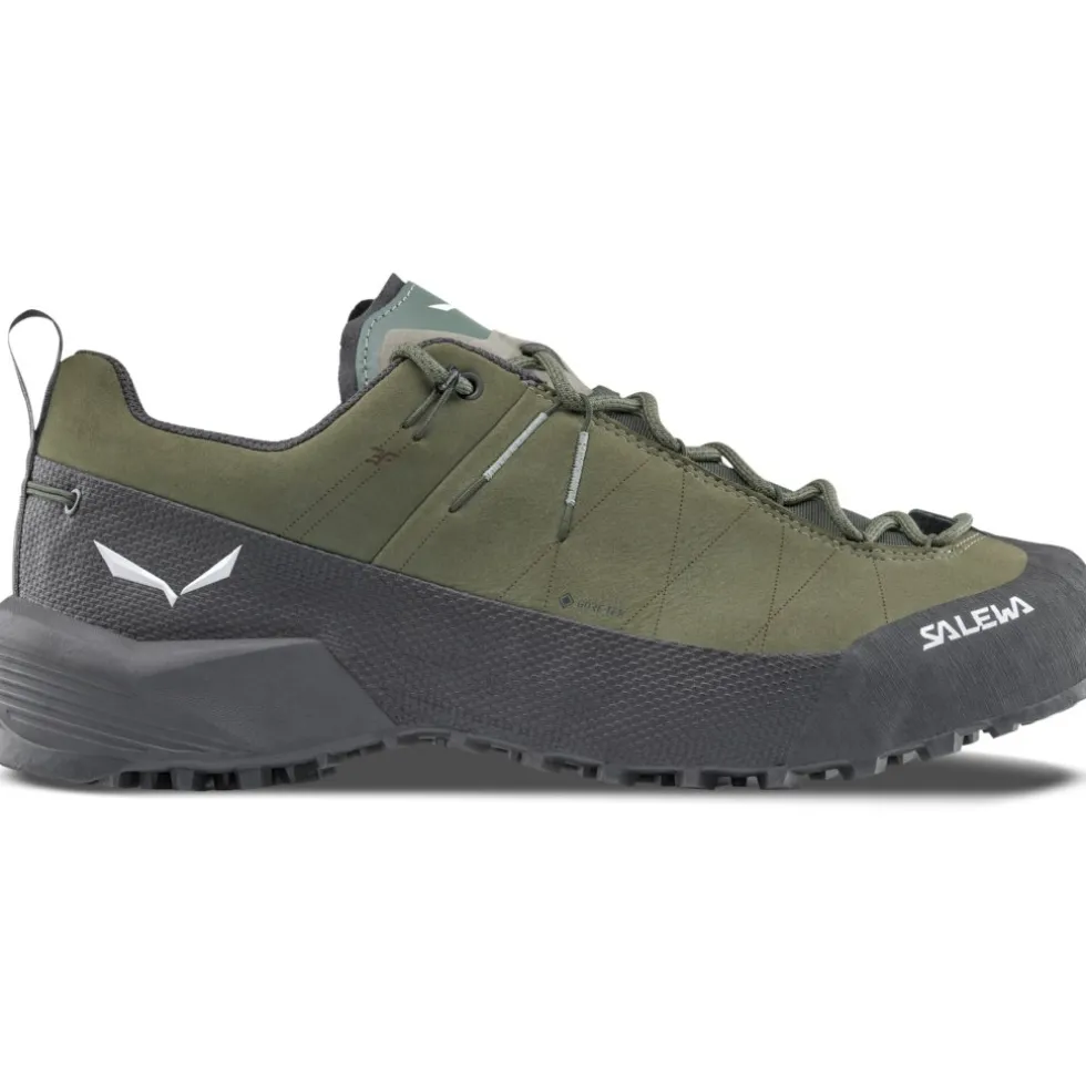 Salewa Wildfire Leather 2 GTX Approachschoenen Heren - faded green/black 5051