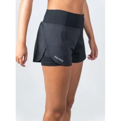 Salming Essential 2 in 1 Short Dames - zwart