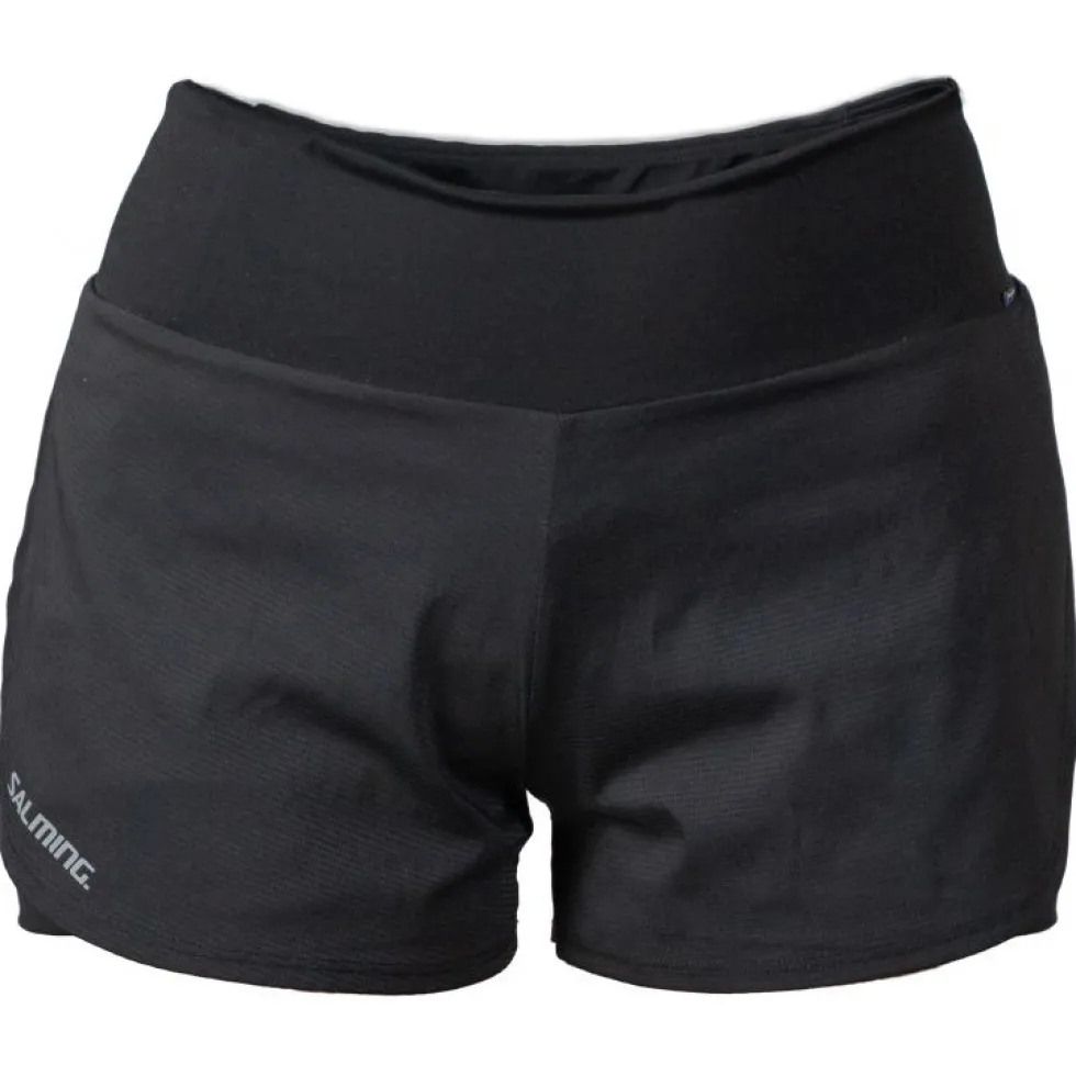 Salming Essential 2 in 1 Short Dames - zwart