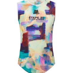 Santini Arrivée Montmartre Hemd zonder mouwen voor heren - Tour de France™ 2026 Collection RE002GLLMTMA6TDF - blu BLU