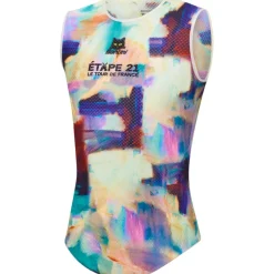 Santini Arrivée Montmartre Hemd zonder mouwen voor heren - Tour de France™ 2026 Collection RE002GLLMTMA6TDF - blu BLU