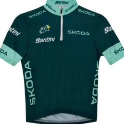 Santini Best Sprinter Fietsshirt met Korte Mouwen Kinder - Tour de France™ 2025 Collection - TF940B1423TDFPNT - groen VE