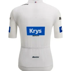 Wielershirts < Santini Bet Young Rider Fiethirt met Korte Mouwen Heren - Tour de France™ 2025 Collection Fan Line - RE97175CTDFBYR - wit BI