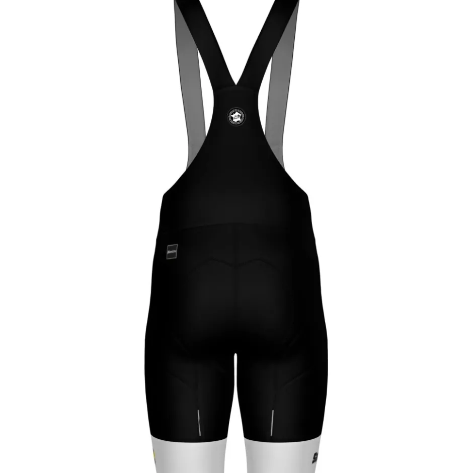 Bib Shorts|Wielrenbroeken < Santini Best Young Rider Fietsshort met Bretels Heren - Tour de France™ 2025 Collection - RE1375GITTDFBYR - zwart NE