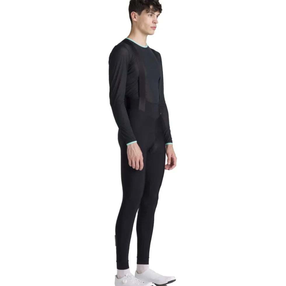 Santini Bianchi Milano Classic Thermo Fietsbroek met Bretels Heren BI1180GBCLASS - zwart NE