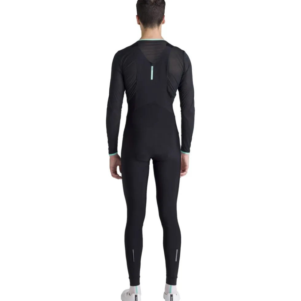 Santini Bianchi Milano Classic Thermo Fietsbroek met Bretels Heren BI1180GBCLASS - zwart NE