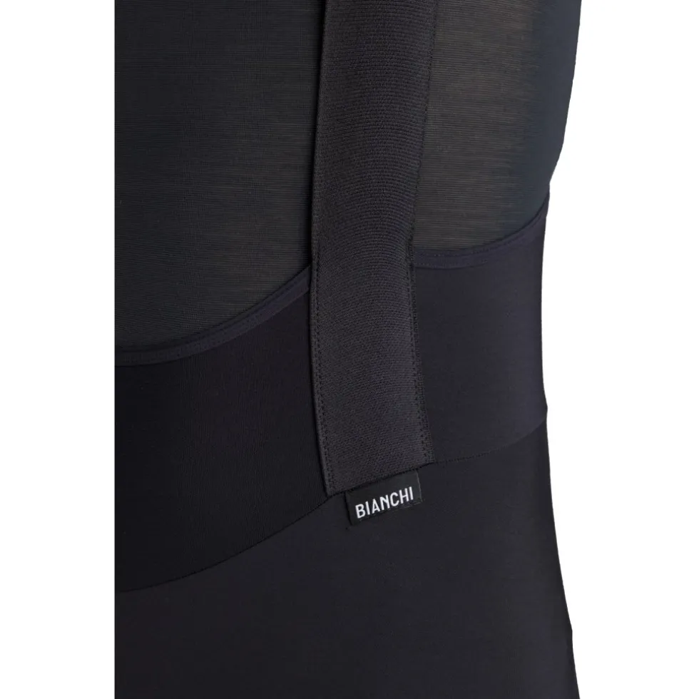 Santini Bianchi Milano Classic Thermo Fietsbroek met Bretels Heren BI1180GBCLASS - zwart NE