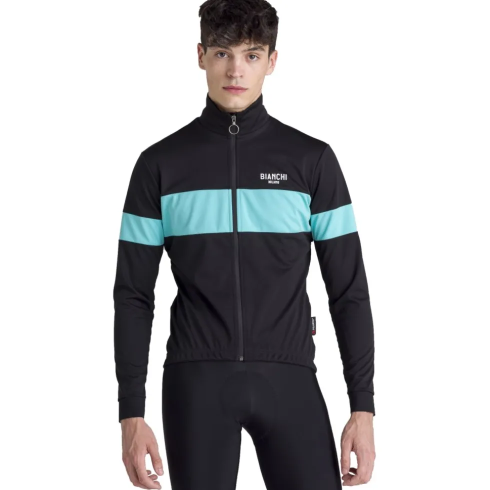 Santini Bianchi Milano Race Winterjas Heren BI50775RACE - zwart NE