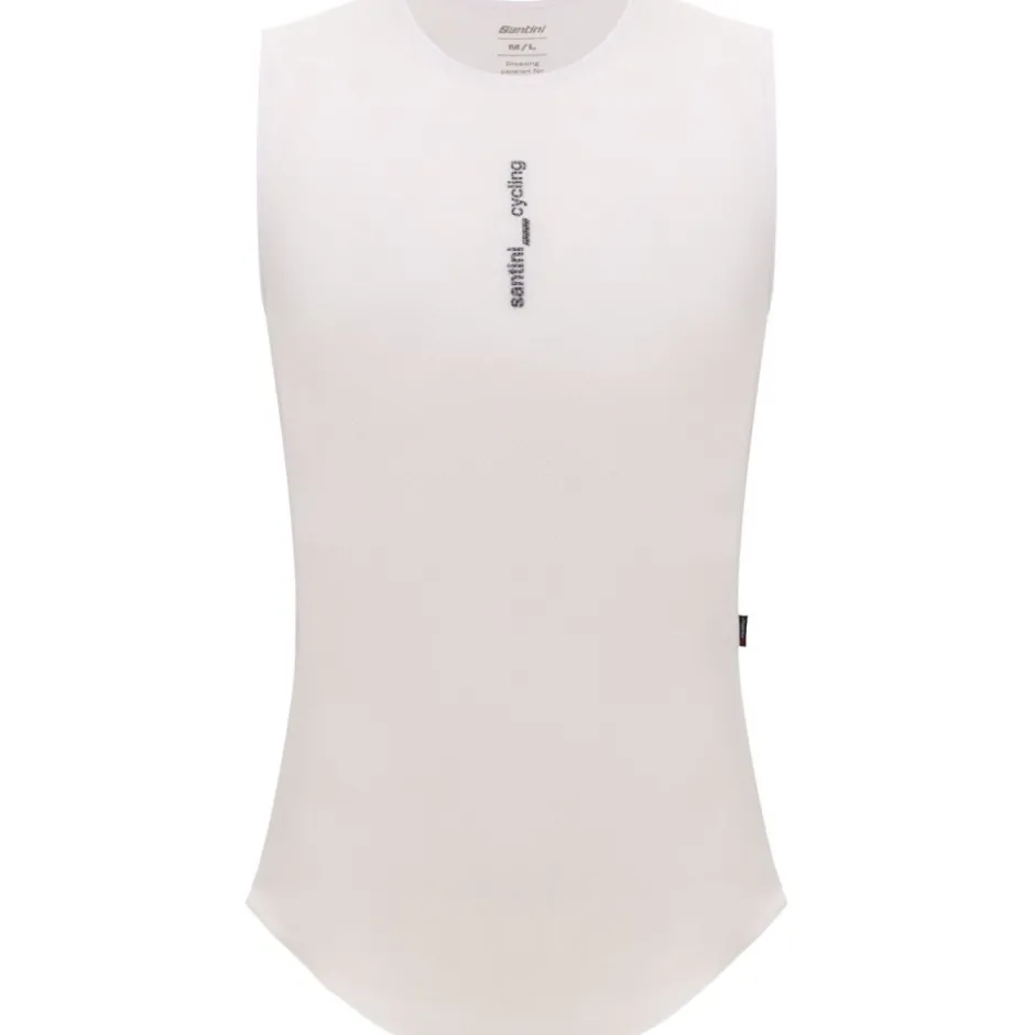 Ondershirts < Santini Delta Hemd zonder Mouwen Heren BM002GLLDELTA - wit BI