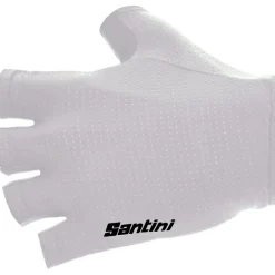 Santini 3D Handschoenen met korte vingers SP367CL3D - white BI
