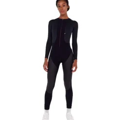 Santini Dry Fietsbroek met Bretels Dames 5W1182C3WVEGADRY - zwart NE