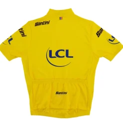 Santini General Classification Leader Fietsshirt met Korte Mouwen Kinder - Tour de France™ 2025 Collection - TF940B1422TDFLDER - geel GI