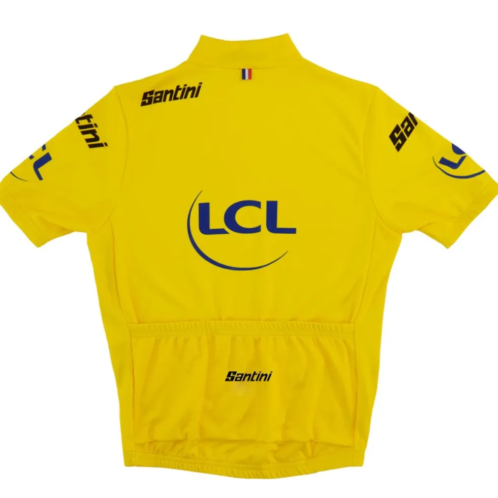 Santini General Classification Leader Fietsshirt met Korte Mouwen Kinder - Tour de France™ 2025 Collection - TF940B1422TDFLDER - geel GI