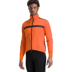 Santini Guard Neos Rainproof Fietsjas Heren 4W50875GUARDNEOS - orange fluo AF