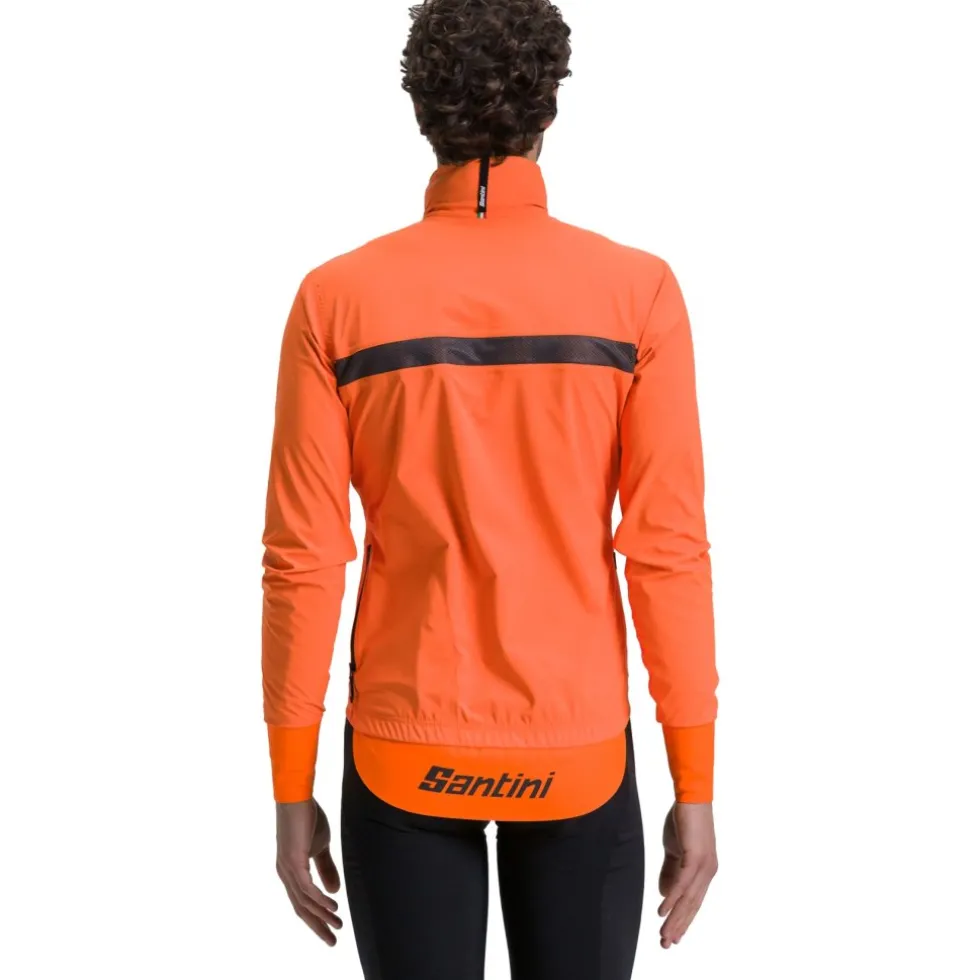 Santini Guard Neos Rainproof Fietsjas Heren 4W50875GUARDNEOS - orange fluo AF