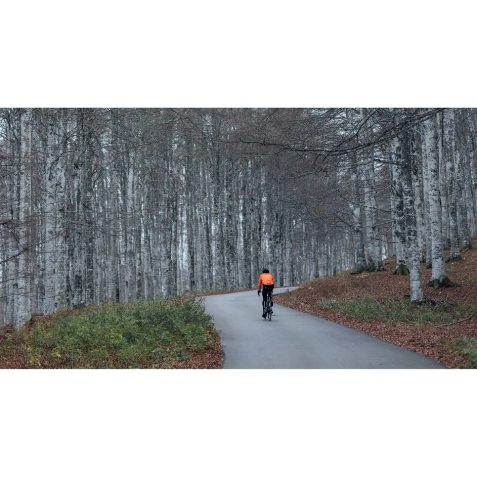 Santini Guard Neos Rainproof Fietsjas Heren 4W50875GUARDNEOS - orange fluo AF
