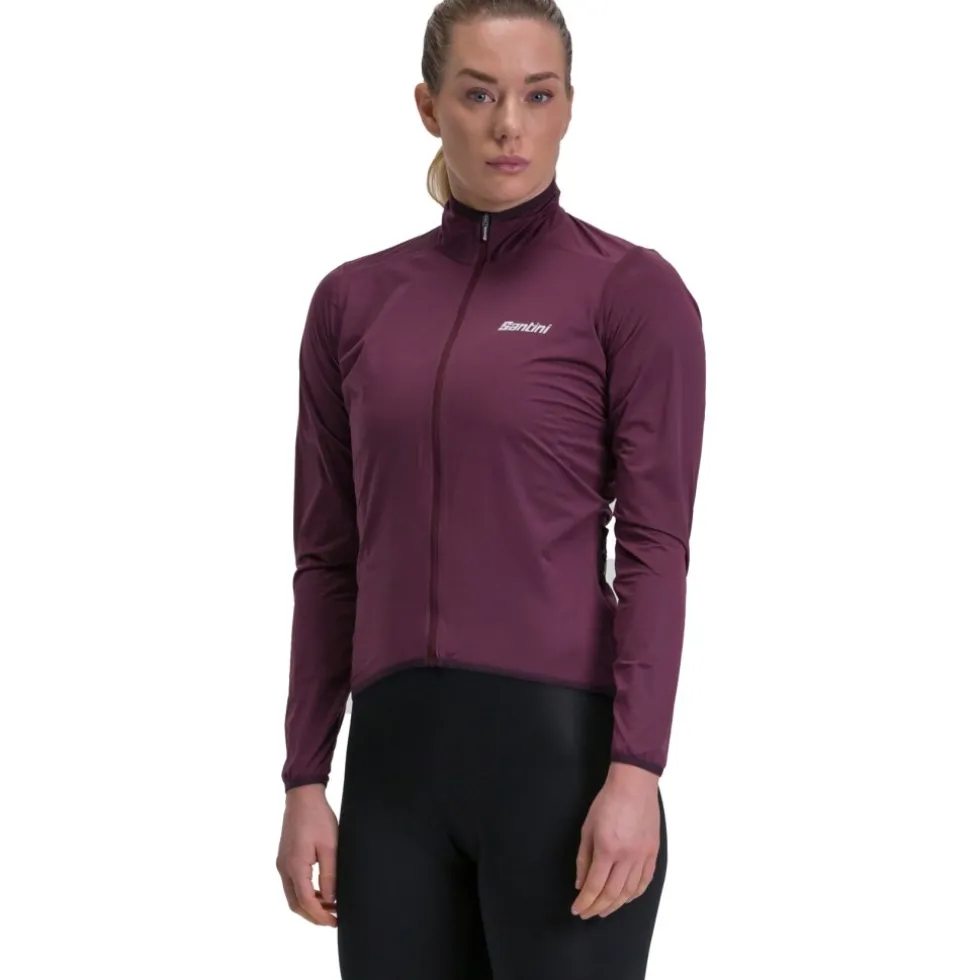 Santini Guard Nimbus Cycling Regenjas Dames SP52375GUARDNIMB - burgundy BU