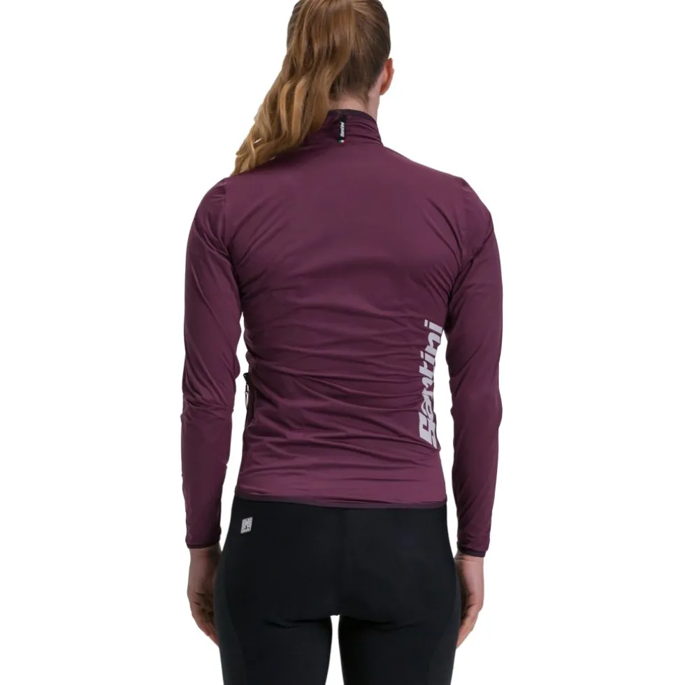 Santini Guard Nimbus Cycling Regenjas Dames SP52375GUARDNIMB - burgundy BU