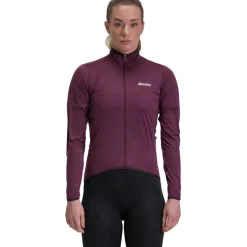 Santini Guard Nimbus Cycling Regenjas Dames SP52375GUARDNIMB - burgundy BU