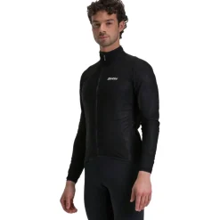 Racefietsjacks|Regenjassen < Santini Guard Nibu Cycing Regenja Heren P52275GUARDNIB - zwart NE