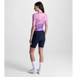 Santini Leaf Mot Trisuit Dames 6T774LIMGLEAFMOT - lilla LL