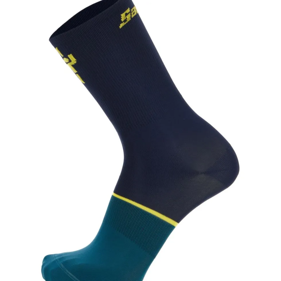 Santini Le Maillot Jaune High Profile Sokken - Tour de France™ 2025 Collection - MJ652HPALLEZ - nautica NT