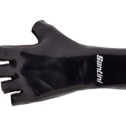 Wielerhandschoenen < Santini ad Handchoenen et Korte Vinger P371TTAD - zwart NE