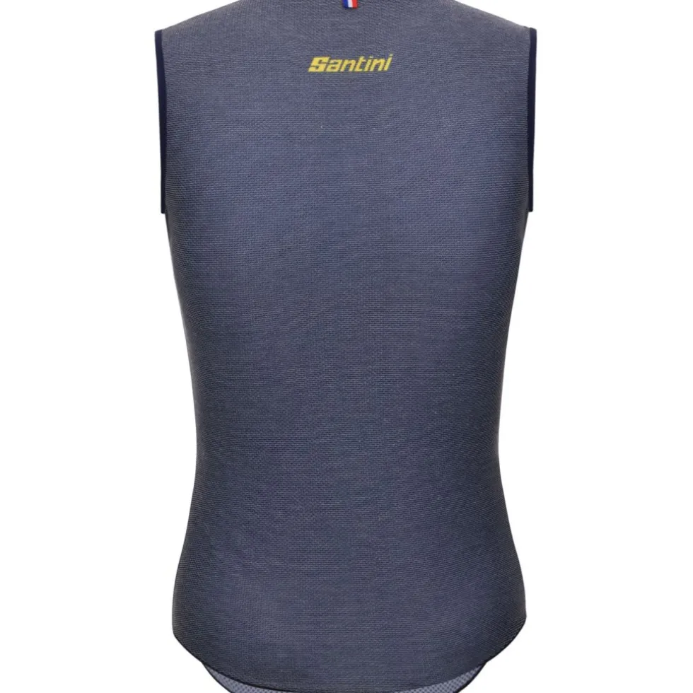 Santini Maillot Jaune Hemd zonder Mouwen Heren - Tour de France™ 2025 Collection - MJ002GLLLIEVE - nautica NT