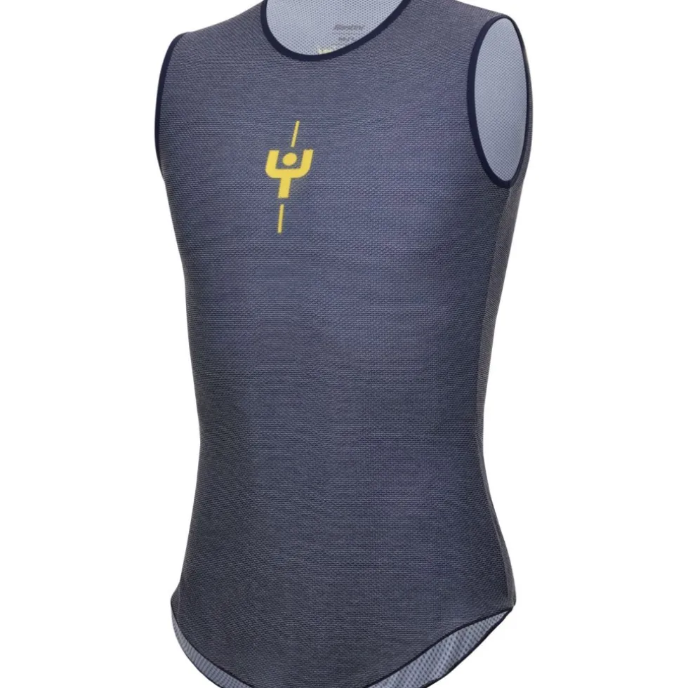 Santini Maillot Jaune Hemd zonder Mouwen Heren - Tour de France™ 2025 Collection - MJ002GLLLIEVE - nautica NT