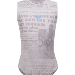 Santini Maillot Jaune M.Ventoux Hemd zonder Mouwen Heren- Tour de France™ 2025 Collection - MJ002GLLMV - print