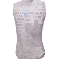 Santini Maillot Jaune M.Ventoux Hemd zonder Mouwen Heren- Tour de France™ 2025 Collection - MJ002GLLMV - print