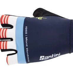Santini Maillot Jaune M.Ventoux Handschoenen met Korte Vingers - Tour de France™ 2025 Collection - MJ367CLMV - nautica NT