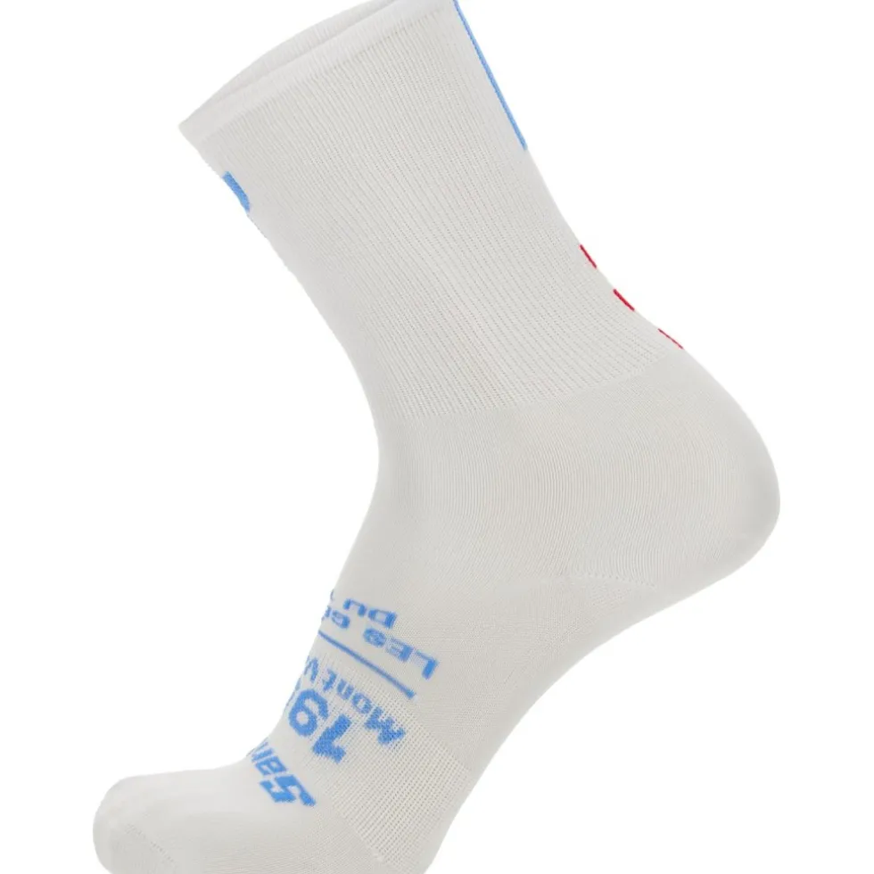 Santini Maillot Jaune M.Ventoux Sokken - Tour de France™ 2025 Collection - MJ652MPMV - wit BI
