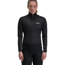 Santini Nebula Wind Fietsjas Dames SP332L75NEBUL - zwart NE