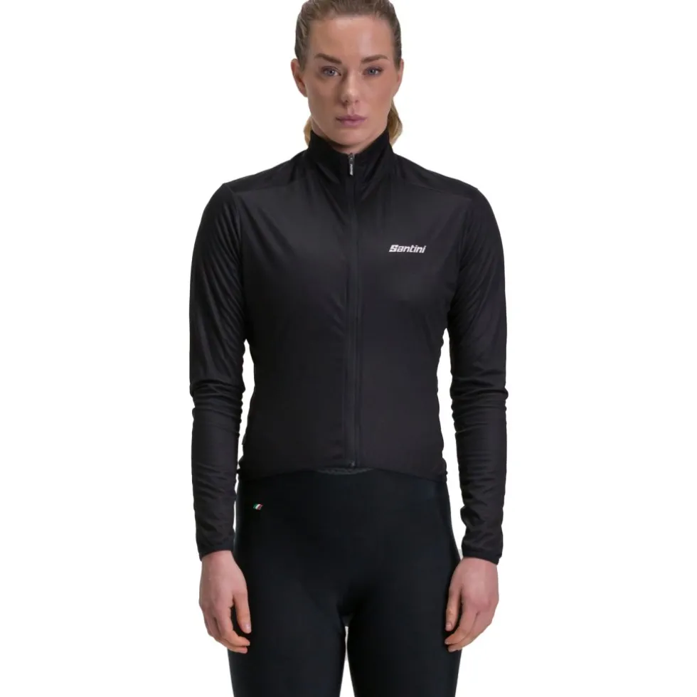 Santini Nebula Wind Fietsjas Dames SP332L75NEBUL - zwart NE
