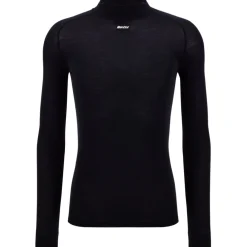 Santini Next 2 Skin Hemd met Lange Mouwen Heren BM005GLLN2S - zwart NE