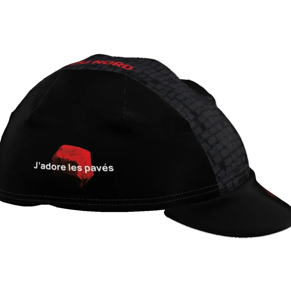 Santini Paris-Roubaix Fietsmuts RE460COTPAVES - black NE