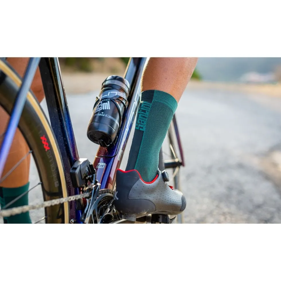 Santini Puro High Profile Sokken 1S652QSKPURO - wit/wit BB
