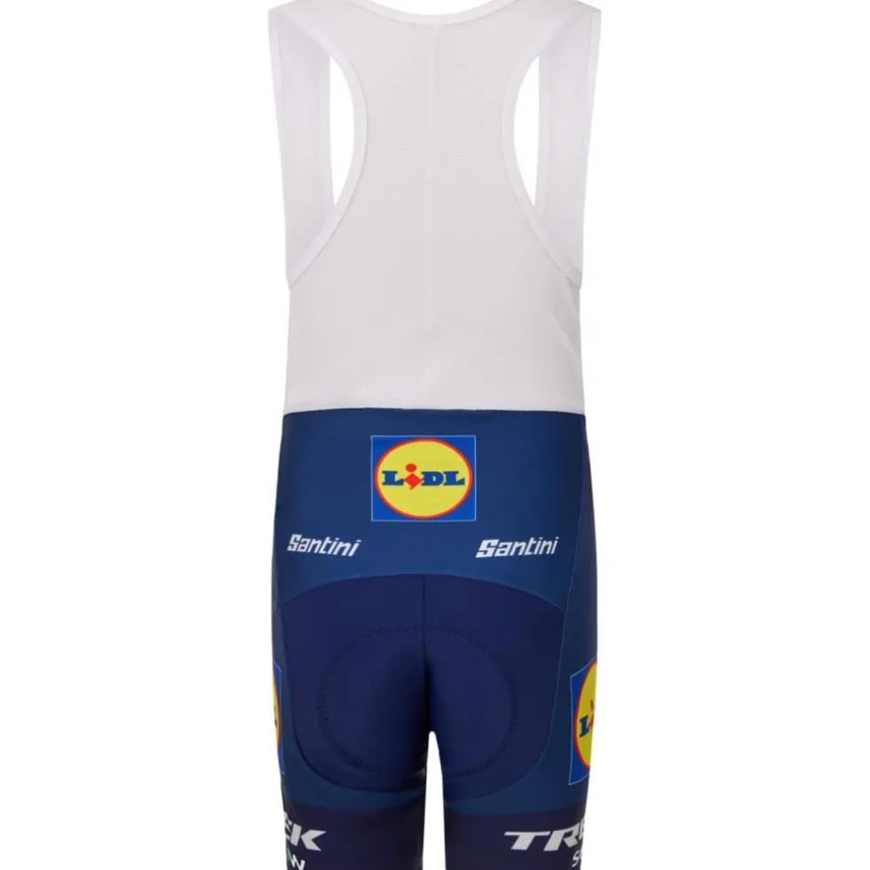 Santini Team Lidl-Trek 2026 Fan Line Fietsshort met bretels voor kinderen RE1071KID26LT - marine MA