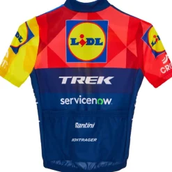 Santini Team Lidl-Trek 2026 Fan Line Fietsen shirt voor kinderen RE942B1426LT - print