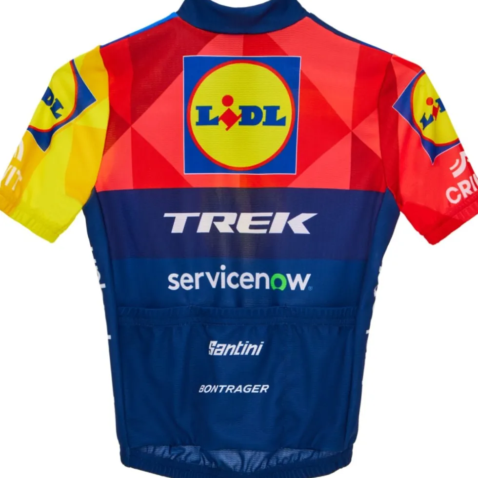 Santini Team Lidl-Trek 2026 Fan Line Fietsen shirt voor kinderen RE942B1426LT - print