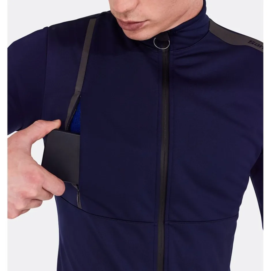 Winterjassen < Santini Vega+ Winterja Heren 5W50775VEGA - zwart NE