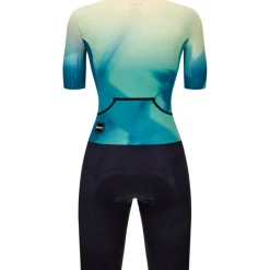Santini Viper Block Triatlonsuit dames 6T780LIMGVIPER - teal TE