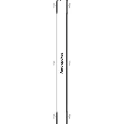 Sapim CX-Ray Spokes 2,0/2,2-0,9/2,0mm - black