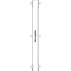 Sapim CX-Ray Spokes 2,0/2,2-0,9/2,0mm - silver
