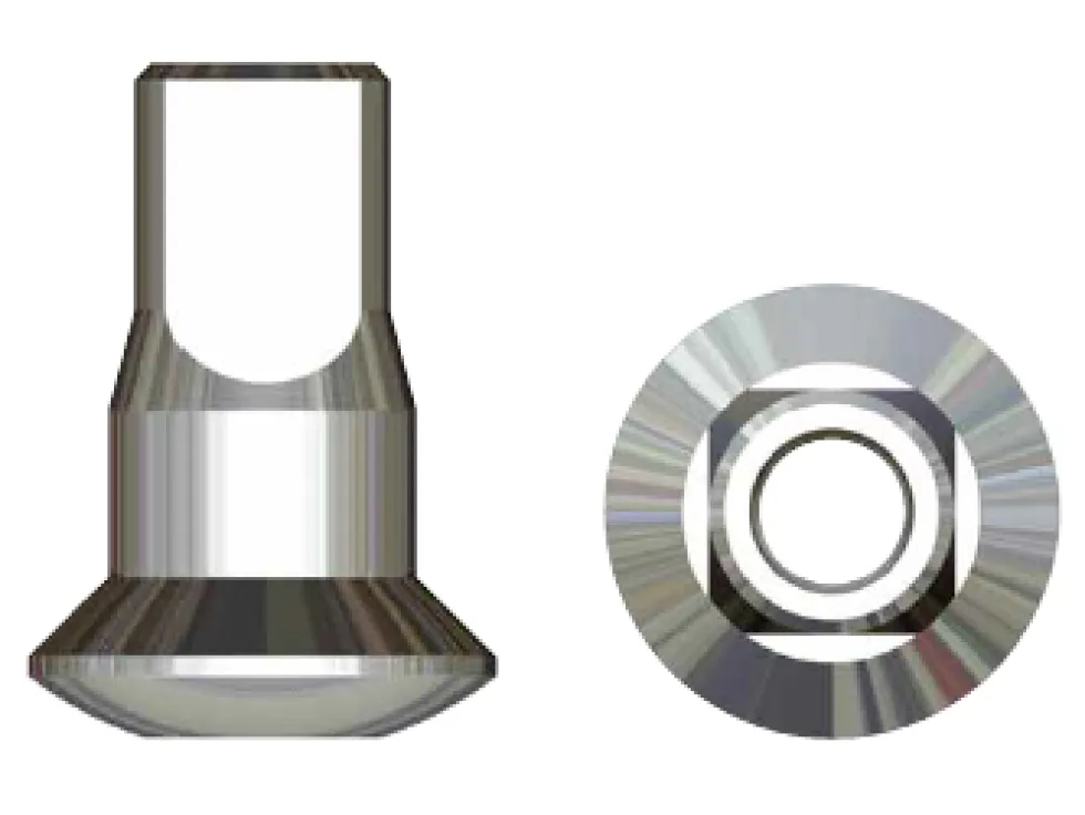 Sapim Inverted Aluminium Nipple - Upside Down