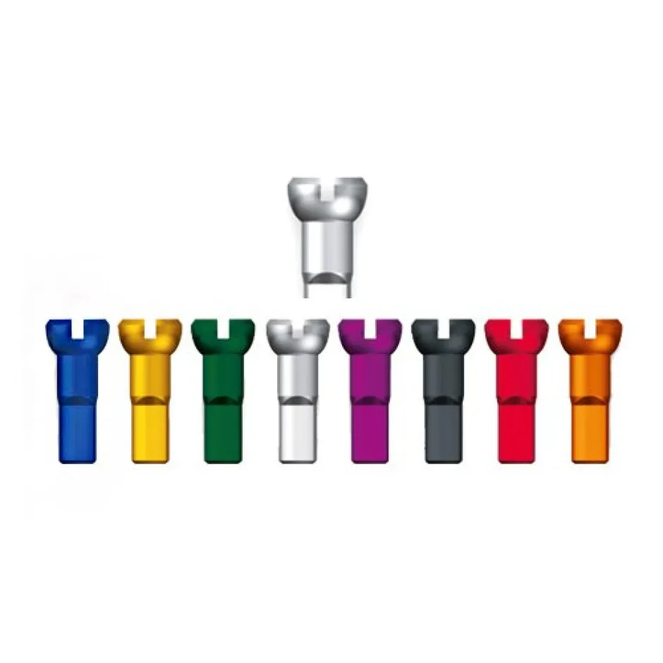 Spaken En Nippels < Sapim Polyax Aluminium Spaaknippel - 2mm