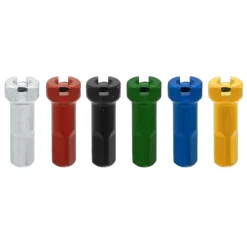 Spaken En Nippels < Sapim Polyax Hexagon Aluminium Spaaknippel - 2mm