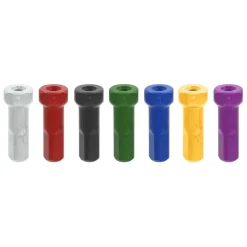 Spaken En Nippels < Sapim Polyax Hexagon Aluminium Nipple 2mm