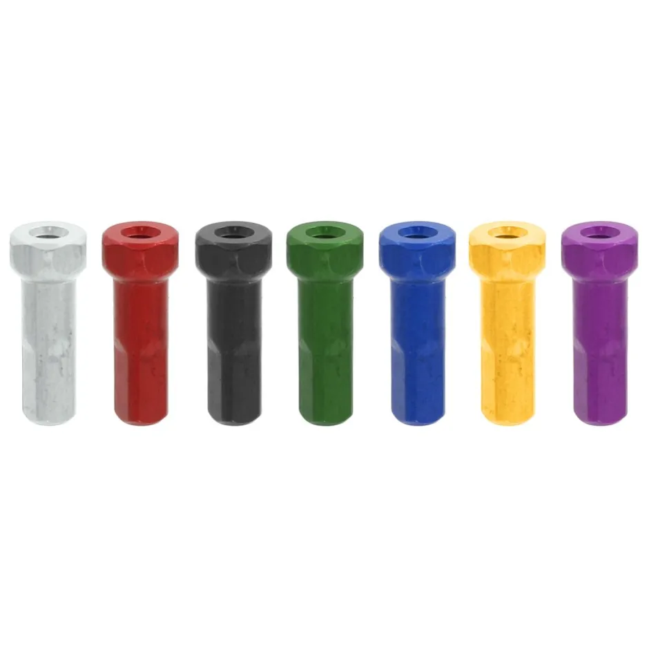 Spaken En Nippels < Sapim Polyax Hexagon Aluminium Nipple 2mm